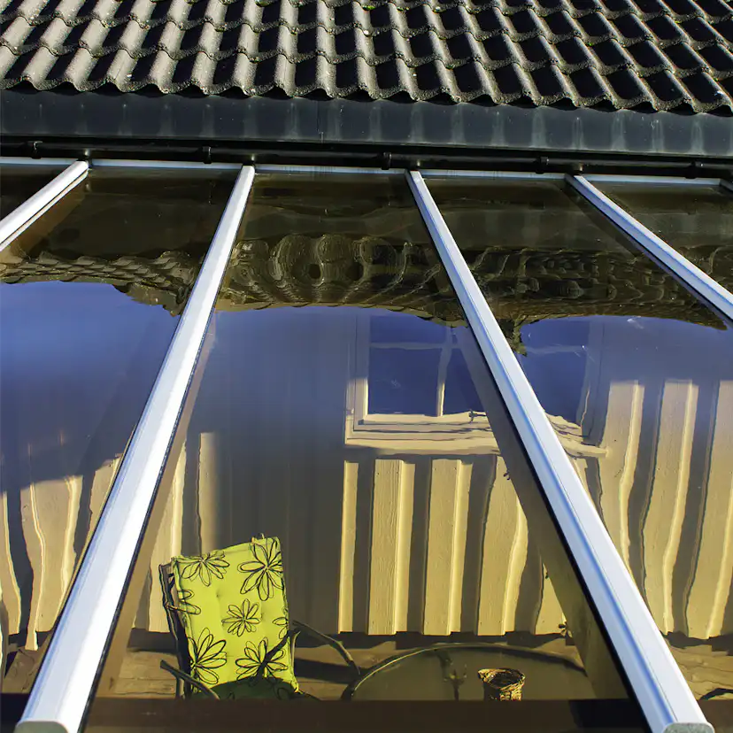 Takplast Plastmo SunGlaze Rök Komplett Tak 4 mm