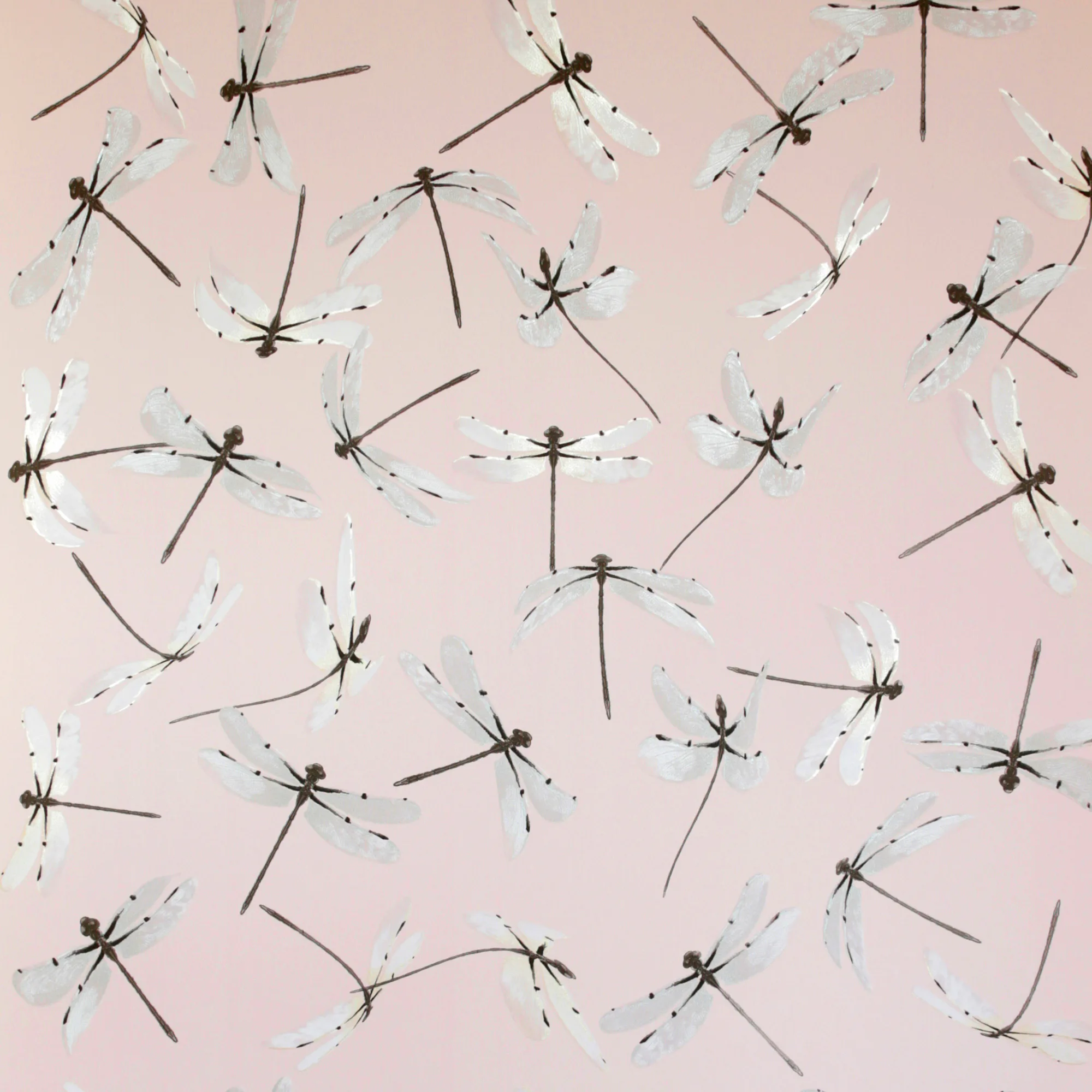 Tapet Mimou Dragonfly Pink