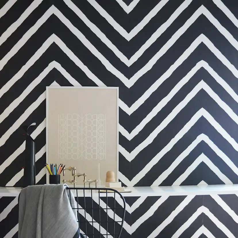 Tapet Mimou Flow Left Black