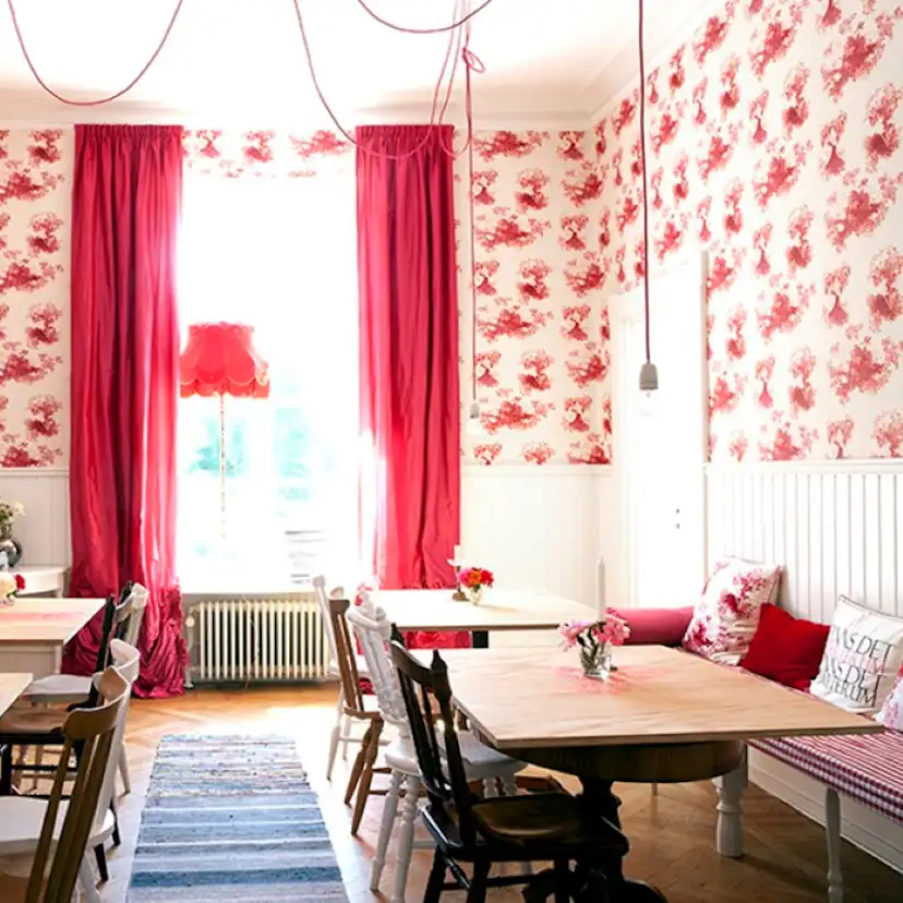 Tapet Mimou Toile Mesdames Fuchsia