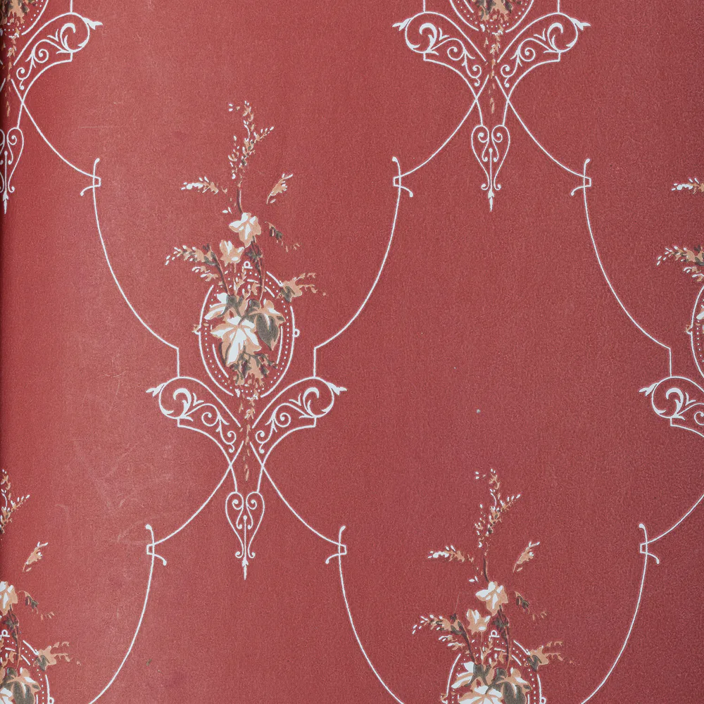 Tapeter Paintpart Mormors Tid 4833-1 EasyUp, Mönstrad Röd