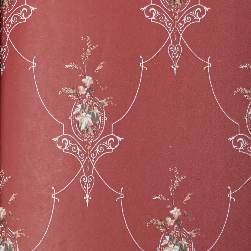 Tapeter Paintpart Mormors Tid 4833-1 EasyUp, Mönstrad Röd