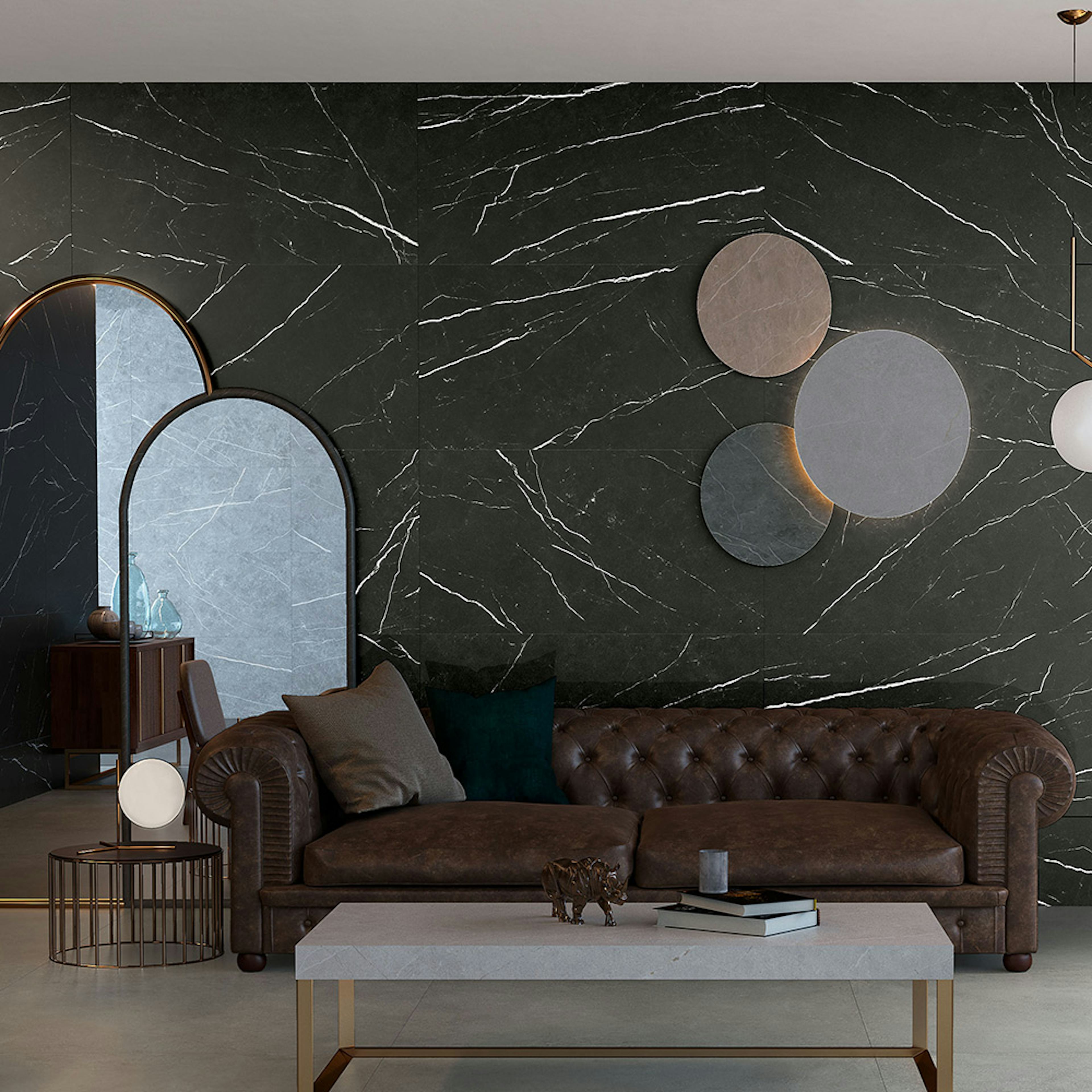 Klinker Tenfors Elite Black Marmor Blank 60x120 cm