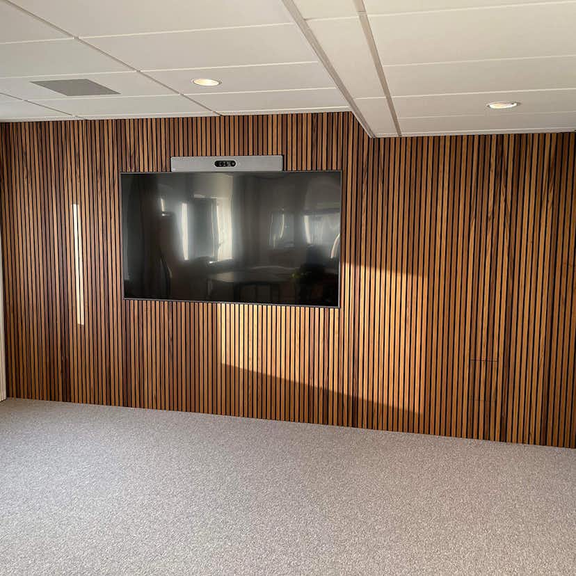 Akustikpanel Wood on wall Teak Oljad