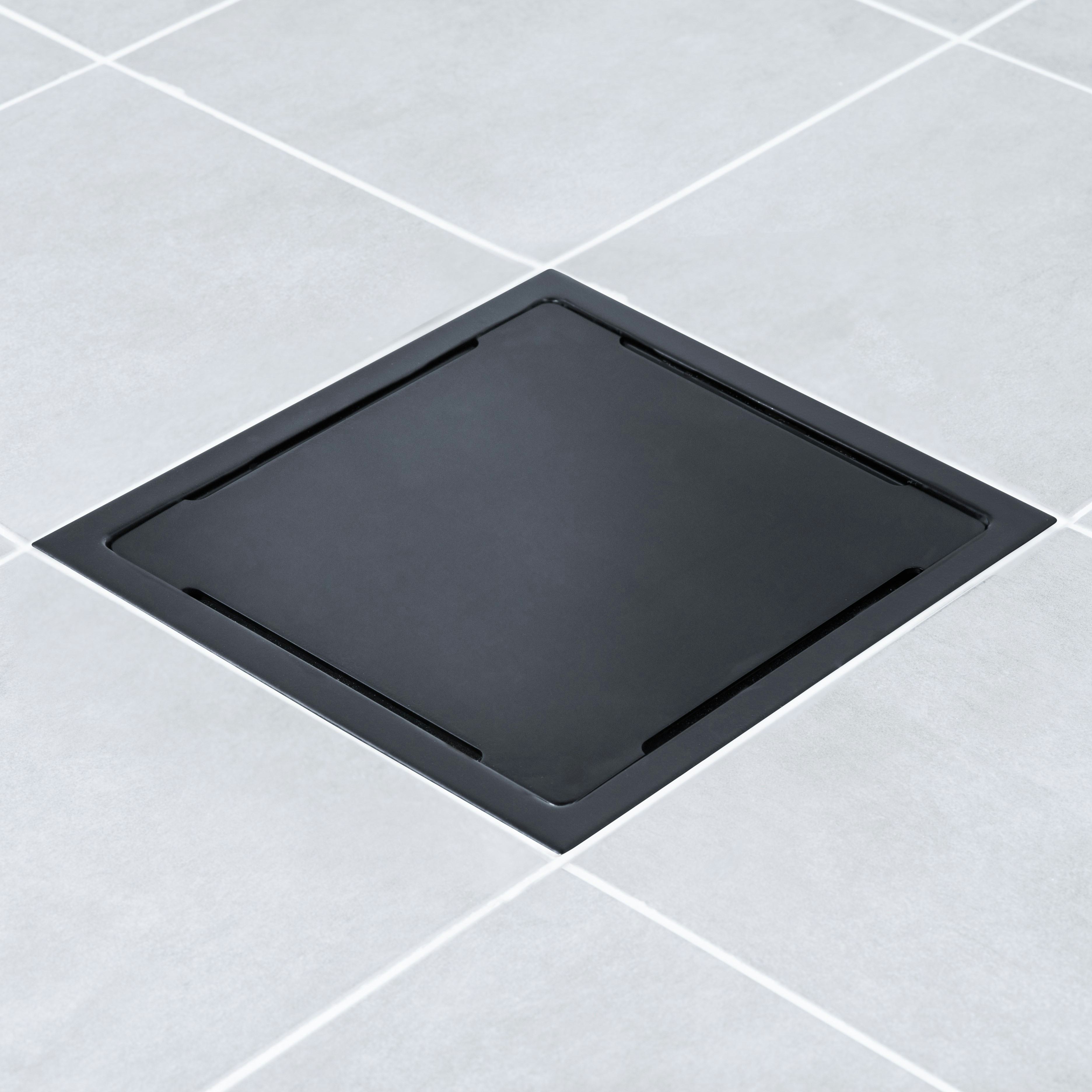 Golvbrunnssil Tebo Malmö Lux Black