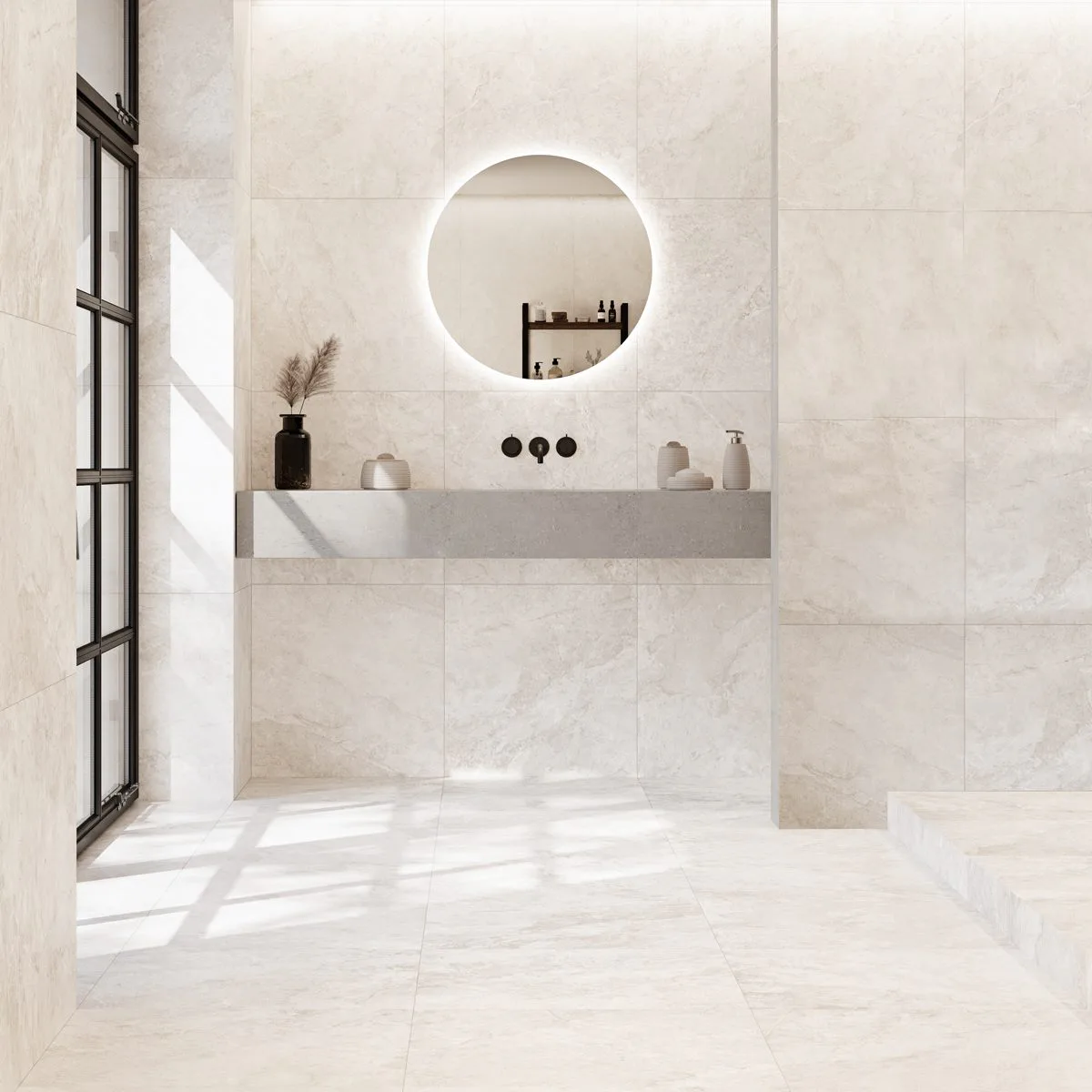 Klinker Marais Bone Marmor Matt 60x60 cm