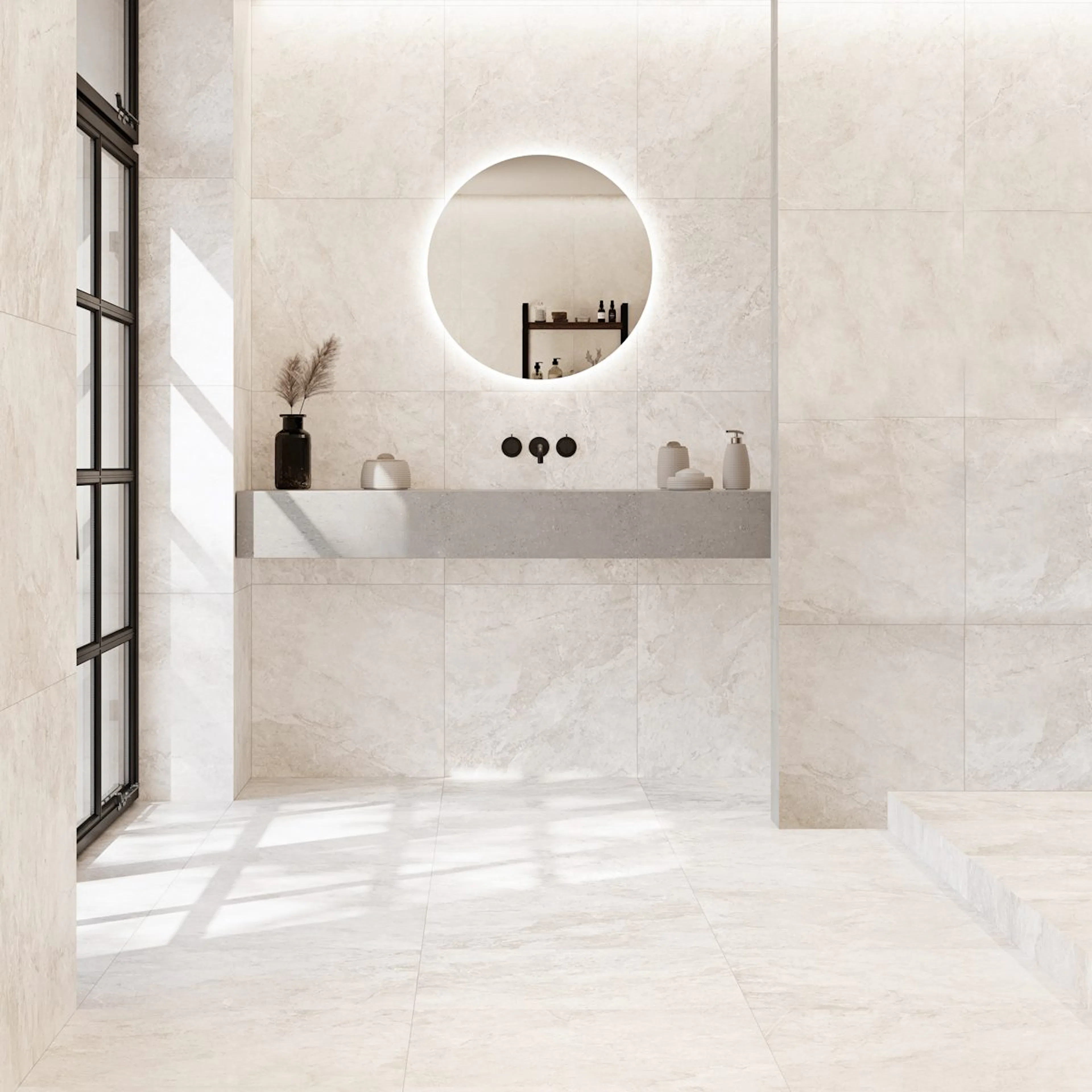 Klinker Marais Bone Marmor Matt 60x60 cm