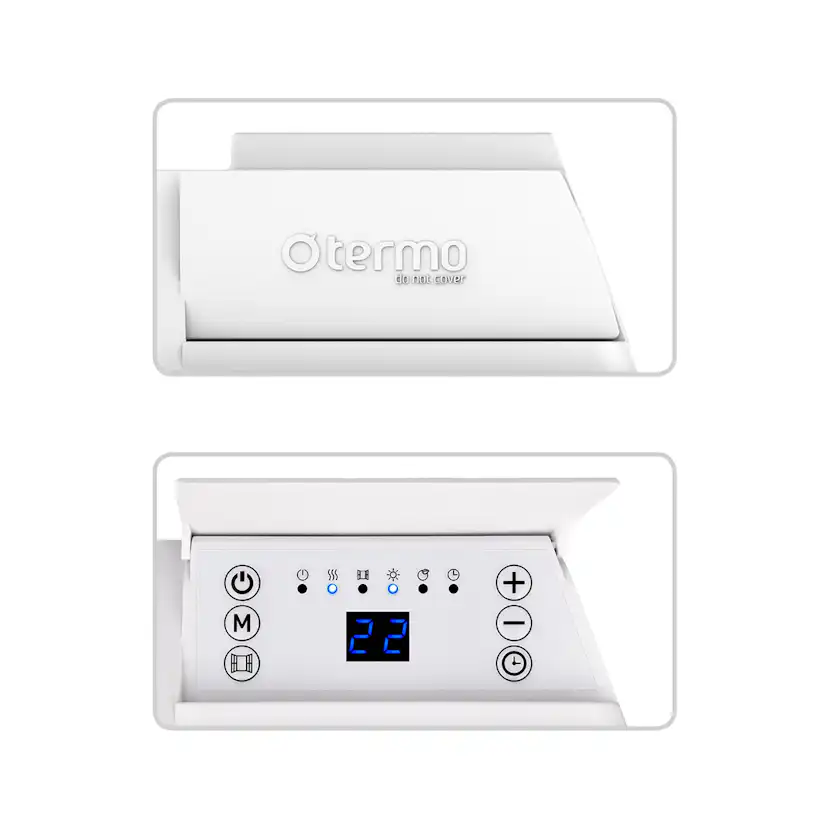 Elelement Termo GLASS Vit Glasfront