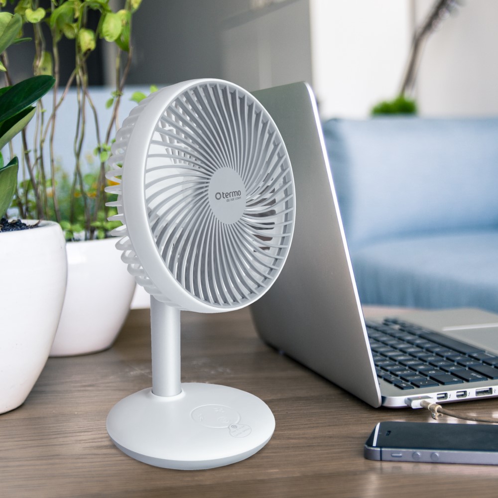 Bordsfläkt Termo Smart Trådlös & USB-Laddbar