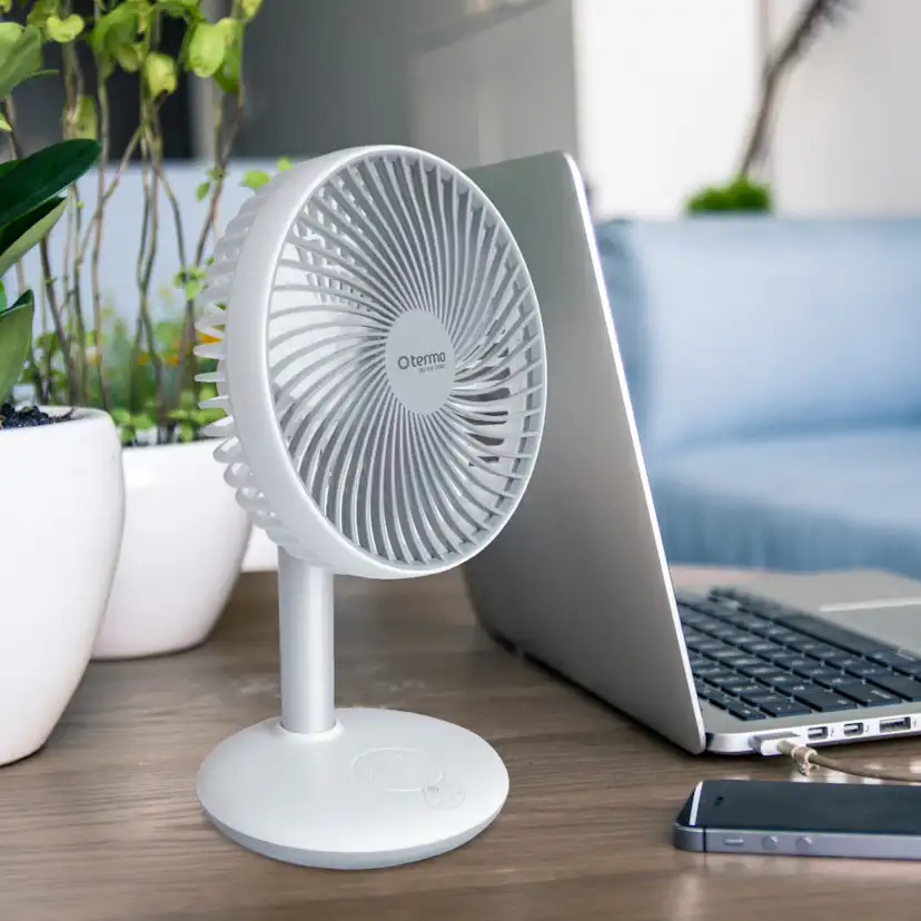 Bordsfläkt Termo Smart Trådlös & USB-Laddbar