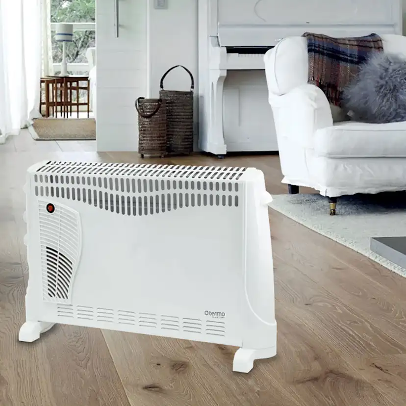 Konvektorelement Termo STEEL 2000 W med Turbofläkt