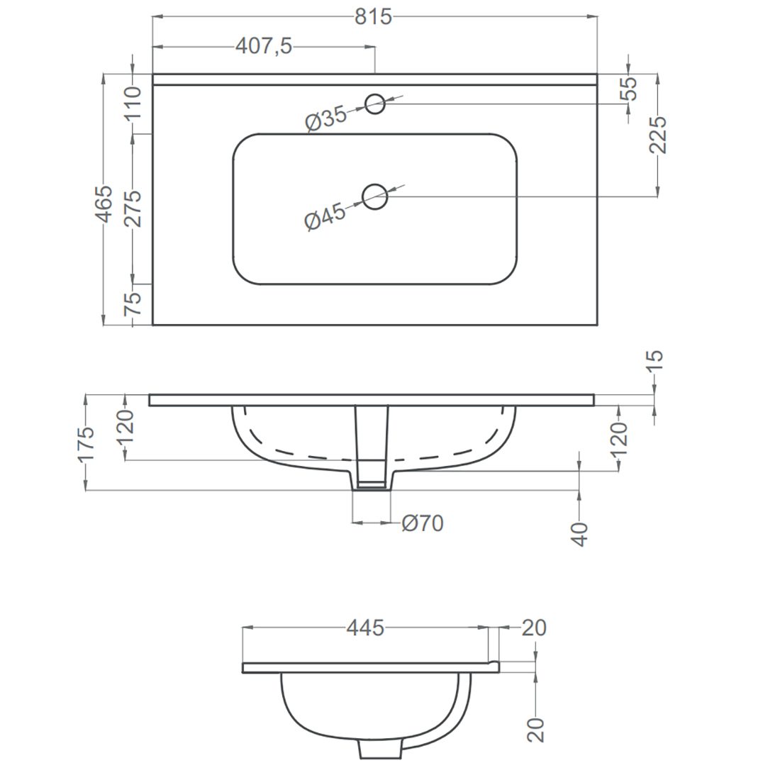 Tvättställ Tenfors Fjord
