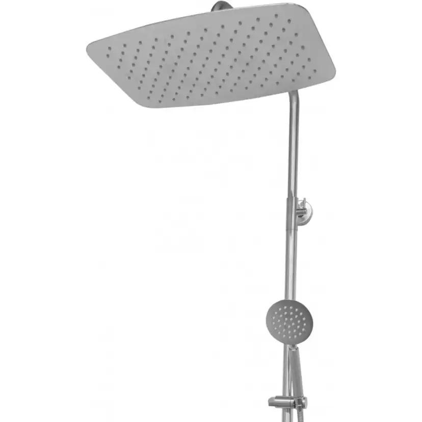 Takduschset Strand Stainless Titan TI-511WXL 160 cc med Badkarspip