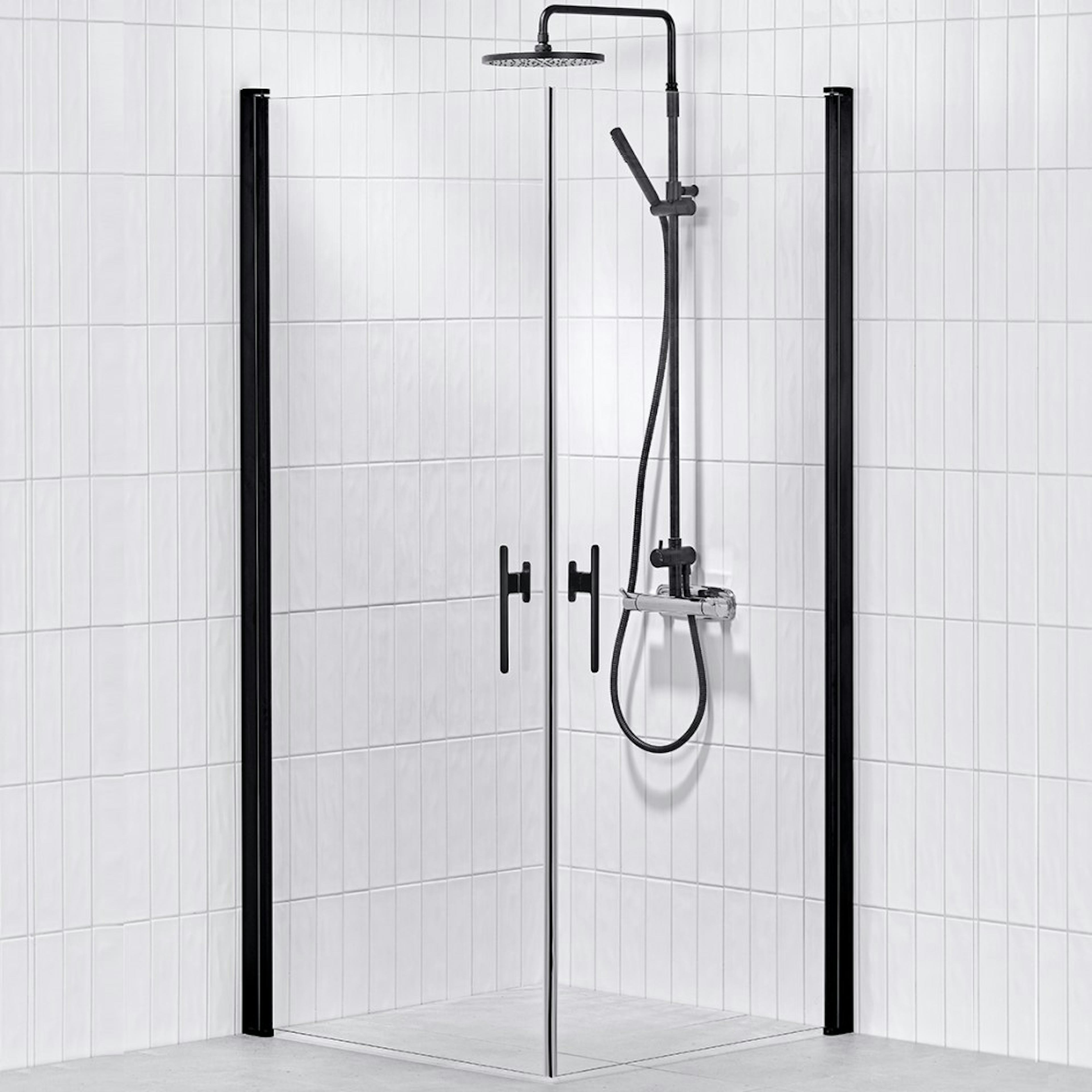 Duschhörn Alterna Lusso Rak Lackerad Profil