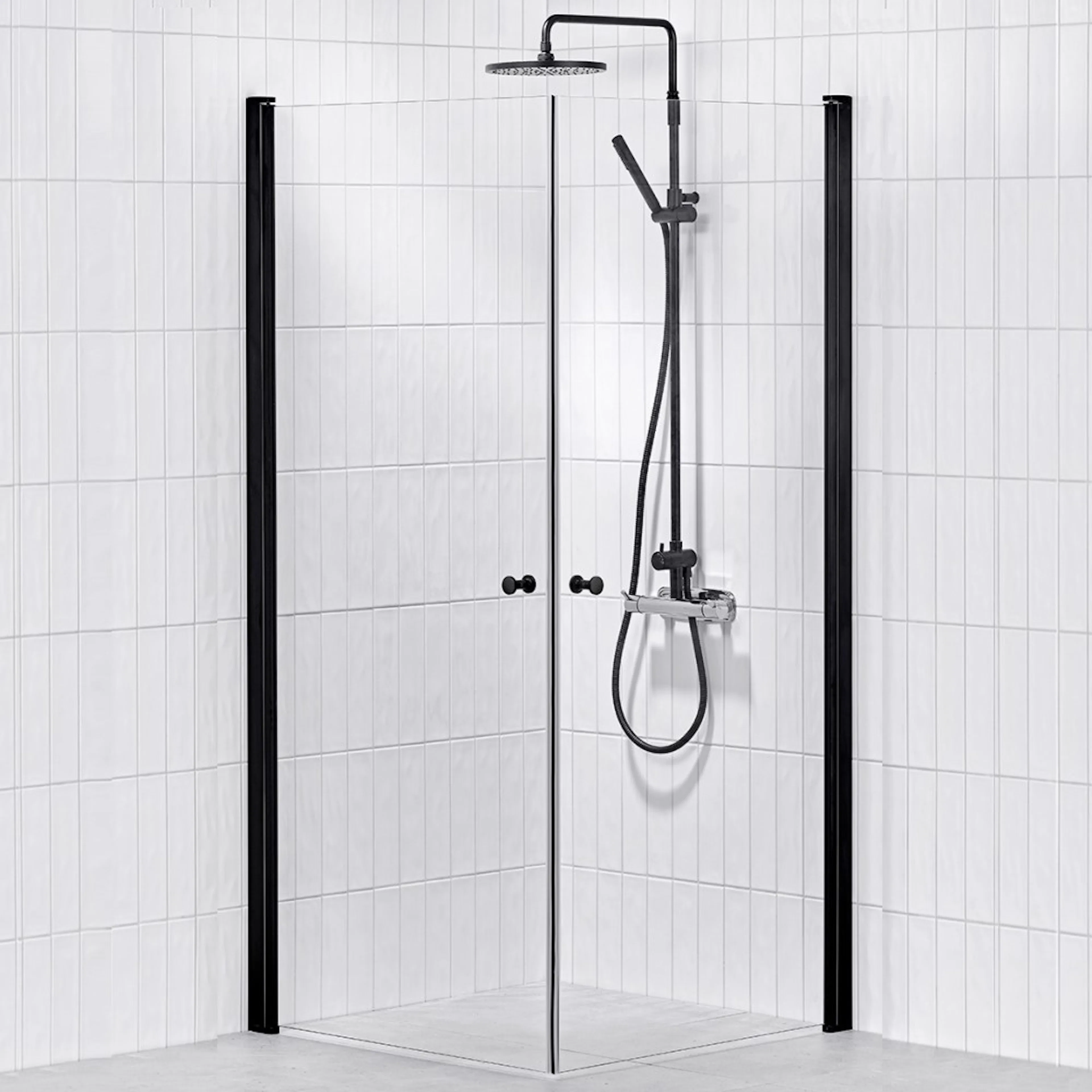 Duschhörn Alterna Lusso Rak Lackerad Profil