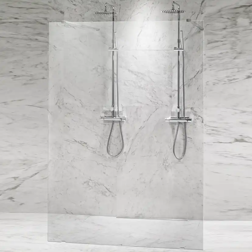 Duschvägg Alterna Luxor Fristående