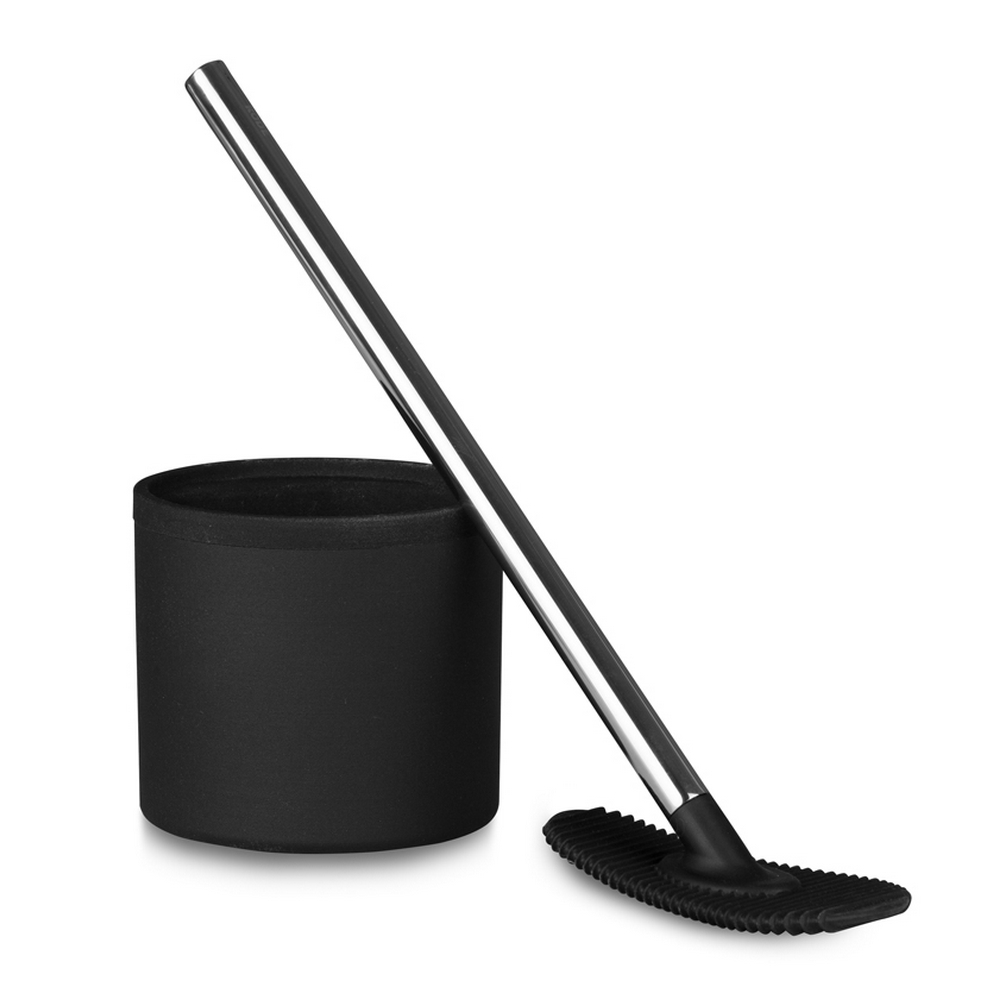 Toalettborste Rode Bath Daily Silikon Svart