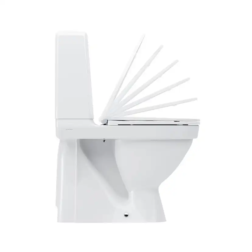 Toalettsits Laufen Kompas 891151 Mjukstängande Hårdsits Vit