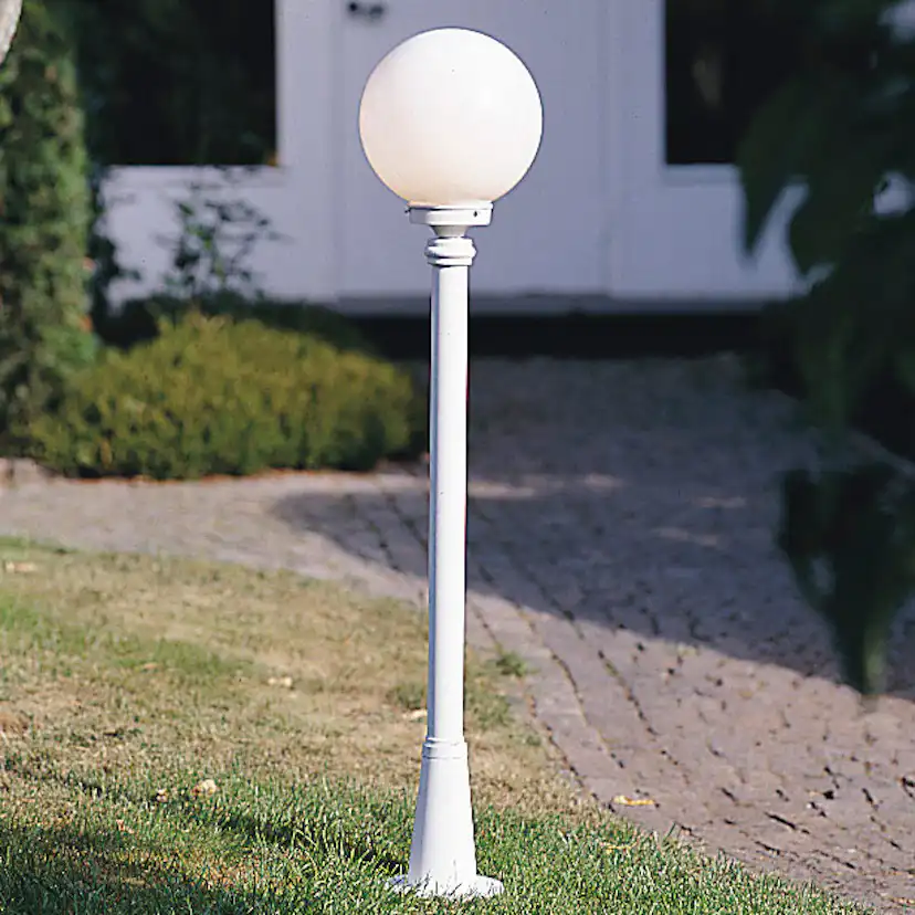 Trädgårdslykta Gnosjö Konstsmide Arcturus E27 Vit utan Stolpe