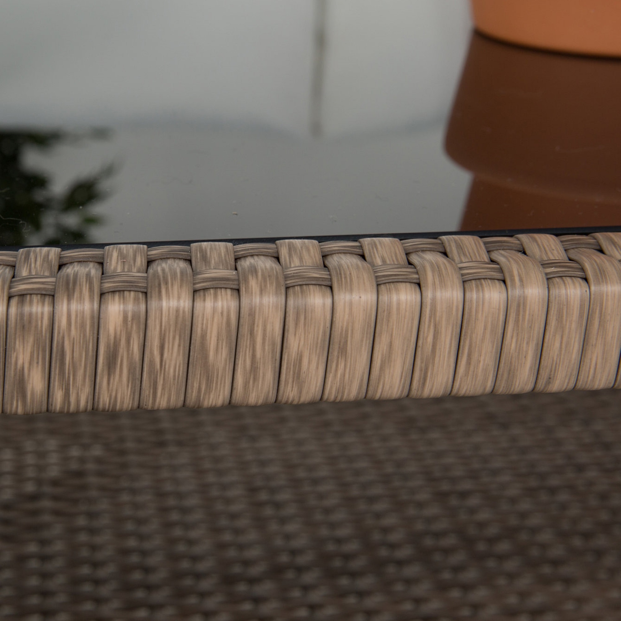 Trädgårdsmöbel Comfort Garden Loungegrupp Treviso 4 Brun