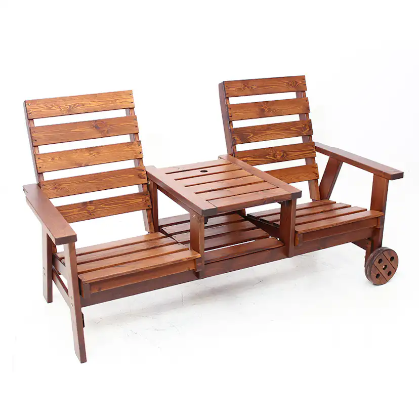 Trädgårdsmöbel Eden Wood Duo Seat