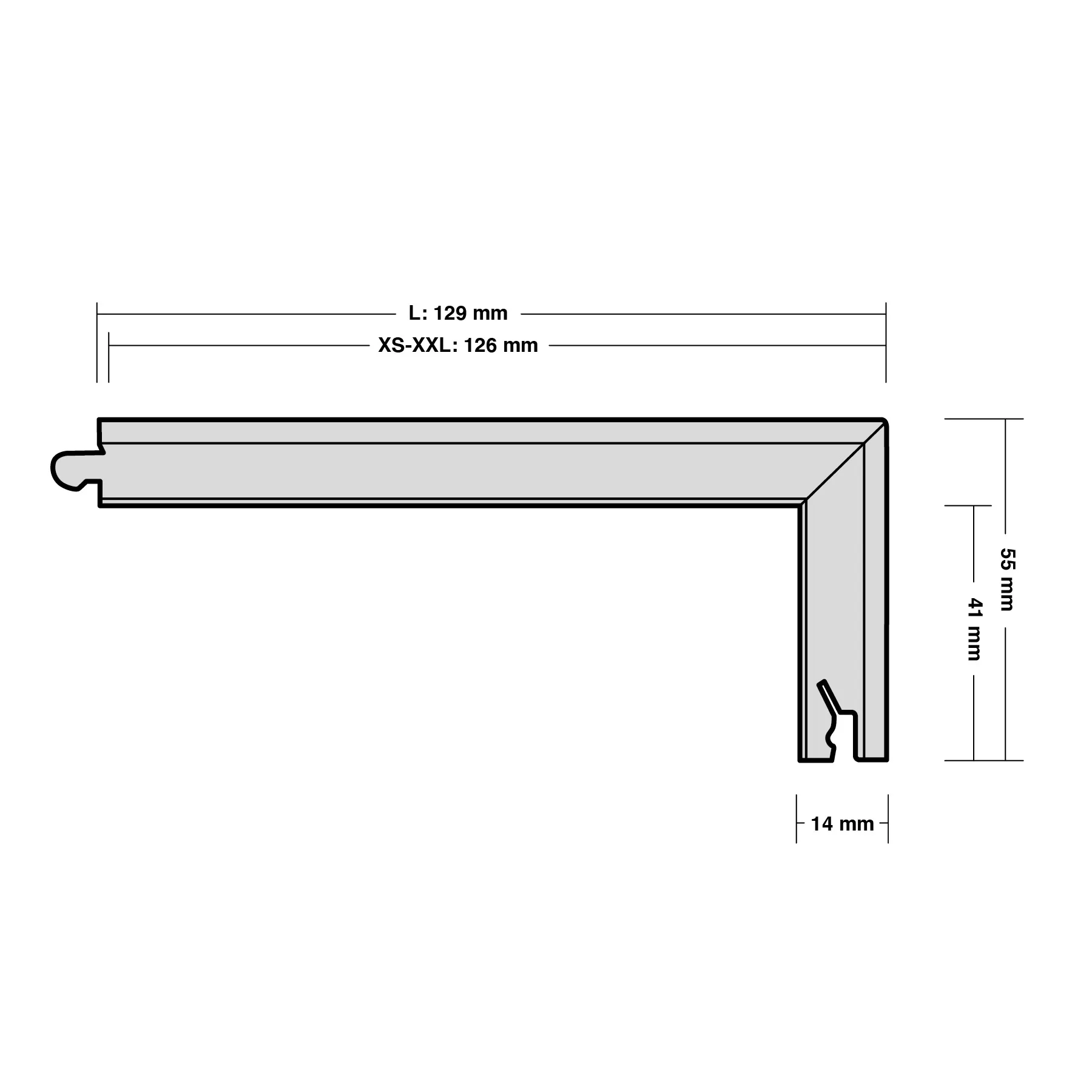 Trappnos Berg Berg Rödek XXL Vild Naturolja Trapp B