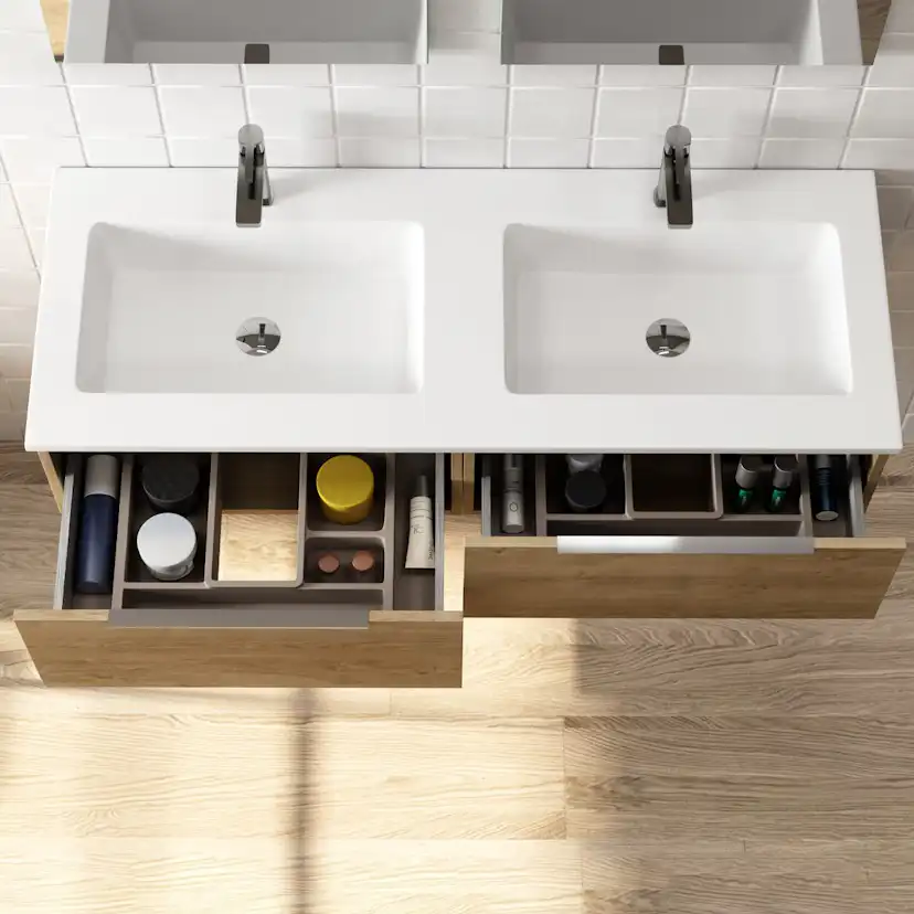 Tvättställ Tenfors Alpin XL Solid Surface 120 cm