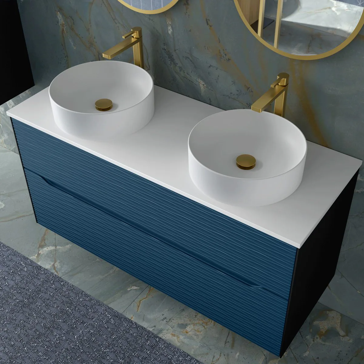 Bänkskiva Tenfors Solid Surface Mattvit