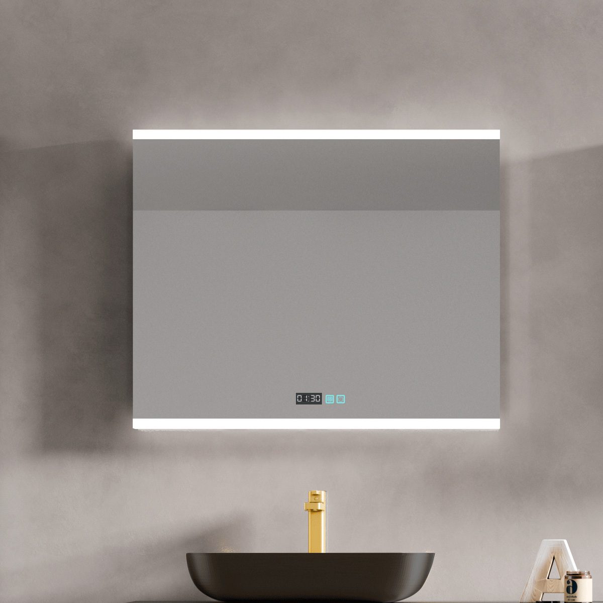 Badrumsspegel Tenfors Spoty Imfri LED med Bluetooth