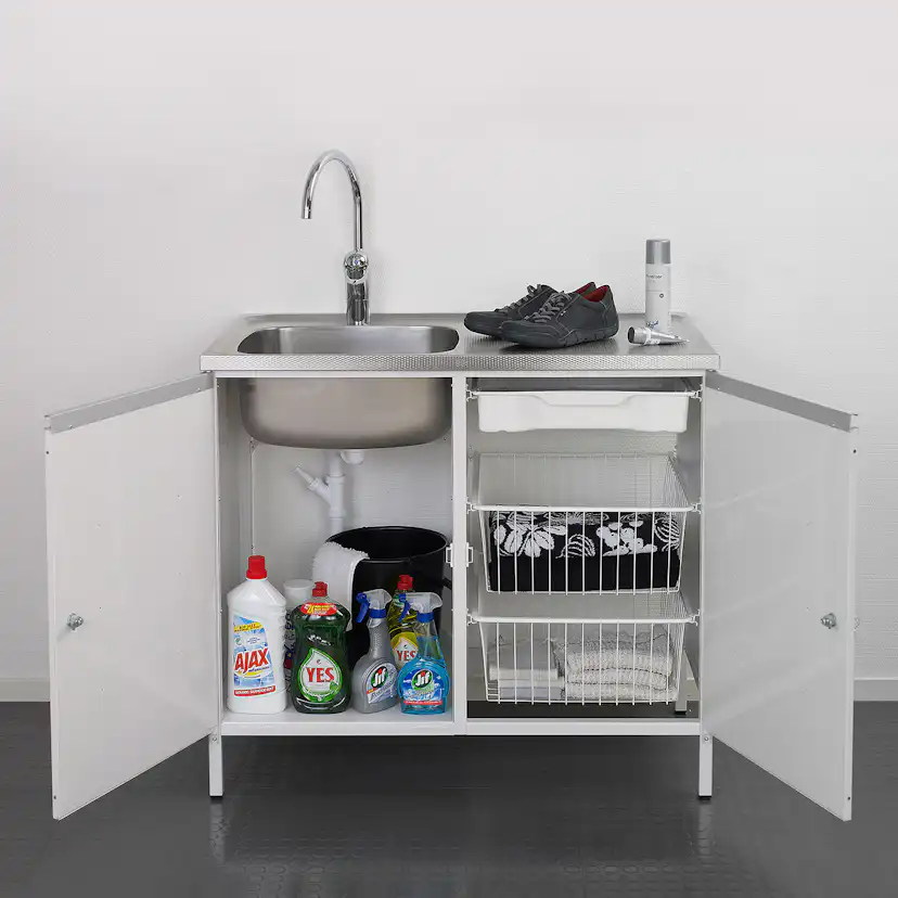 Tvättbänk Contura Steel CABL 10 Vit