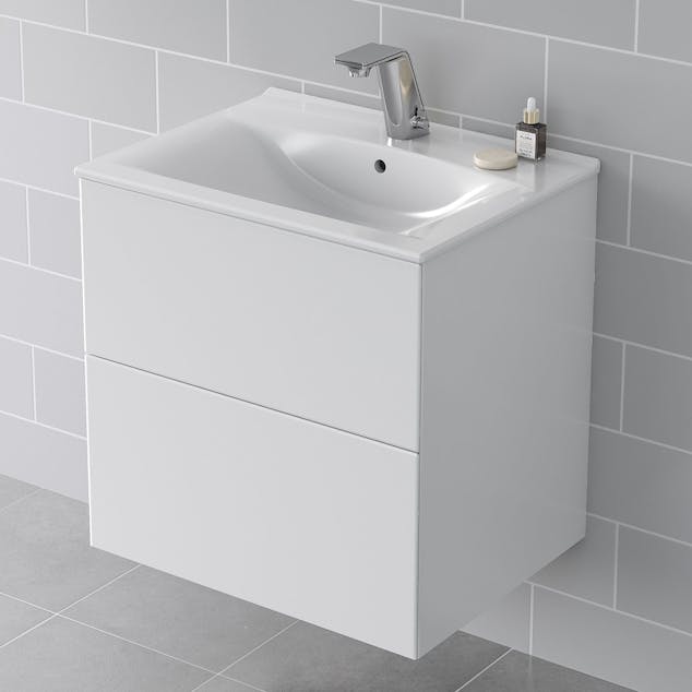 Handfat Badrum 60 Cm Tvättställ IDO Elegant 16402 60 cm hos Badshop.se