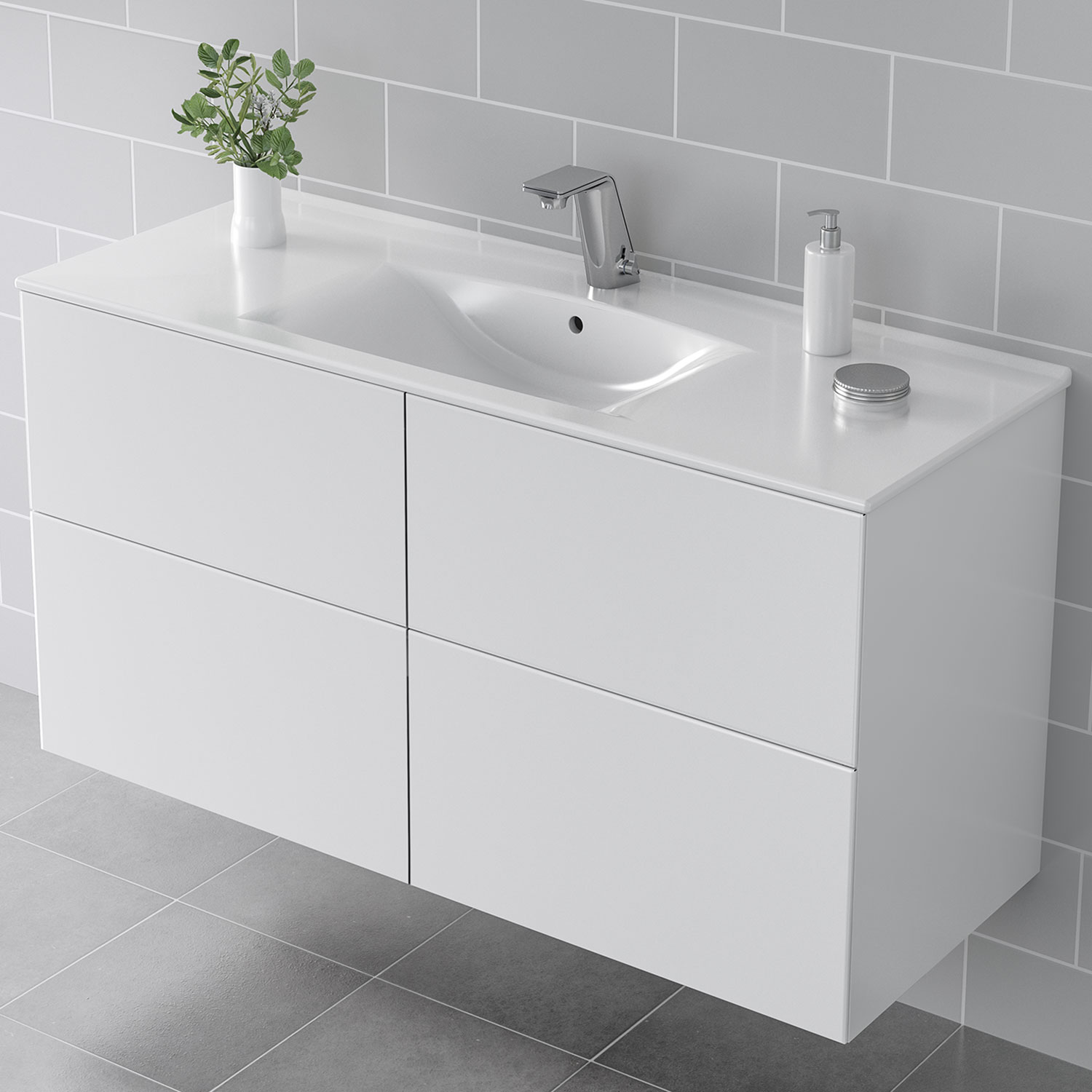 Tvättställ IDO Elegant 16422 120 cm