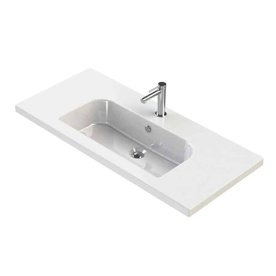 Tvättställ Miller Badrum D-form 100