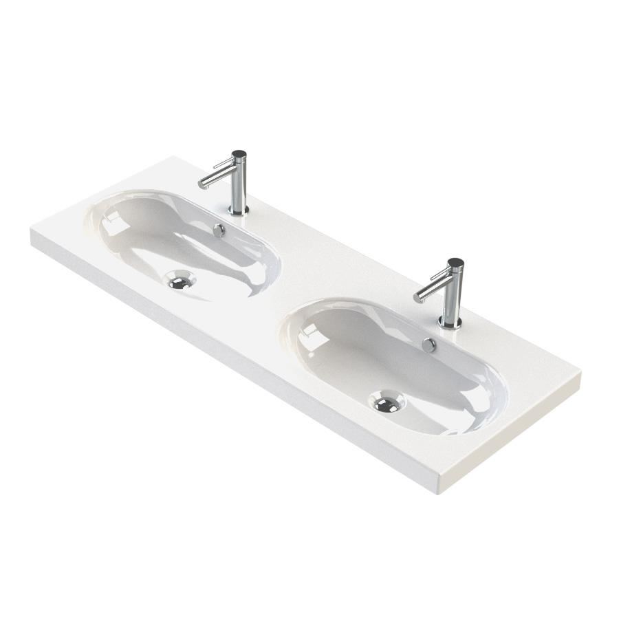 Tvättställ Miller Badrum Oval 120