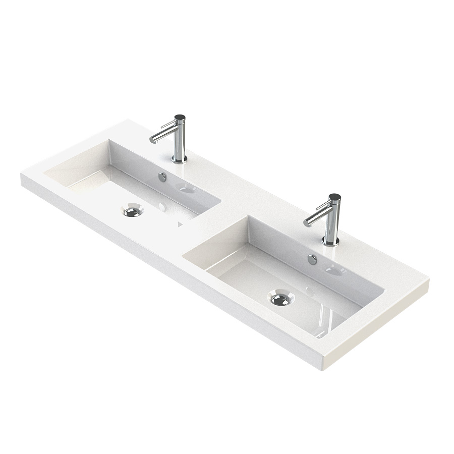 Tvättställ Miller Badrum Rektangulär 120