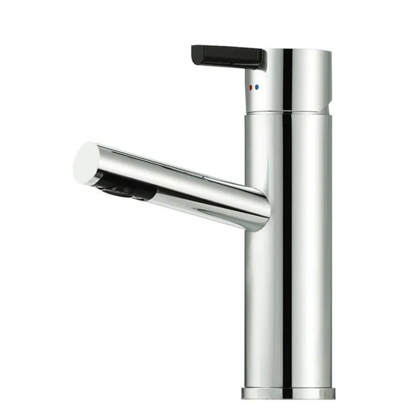 Tvättställsblandare Mora Rexx B5 Krom/Svart