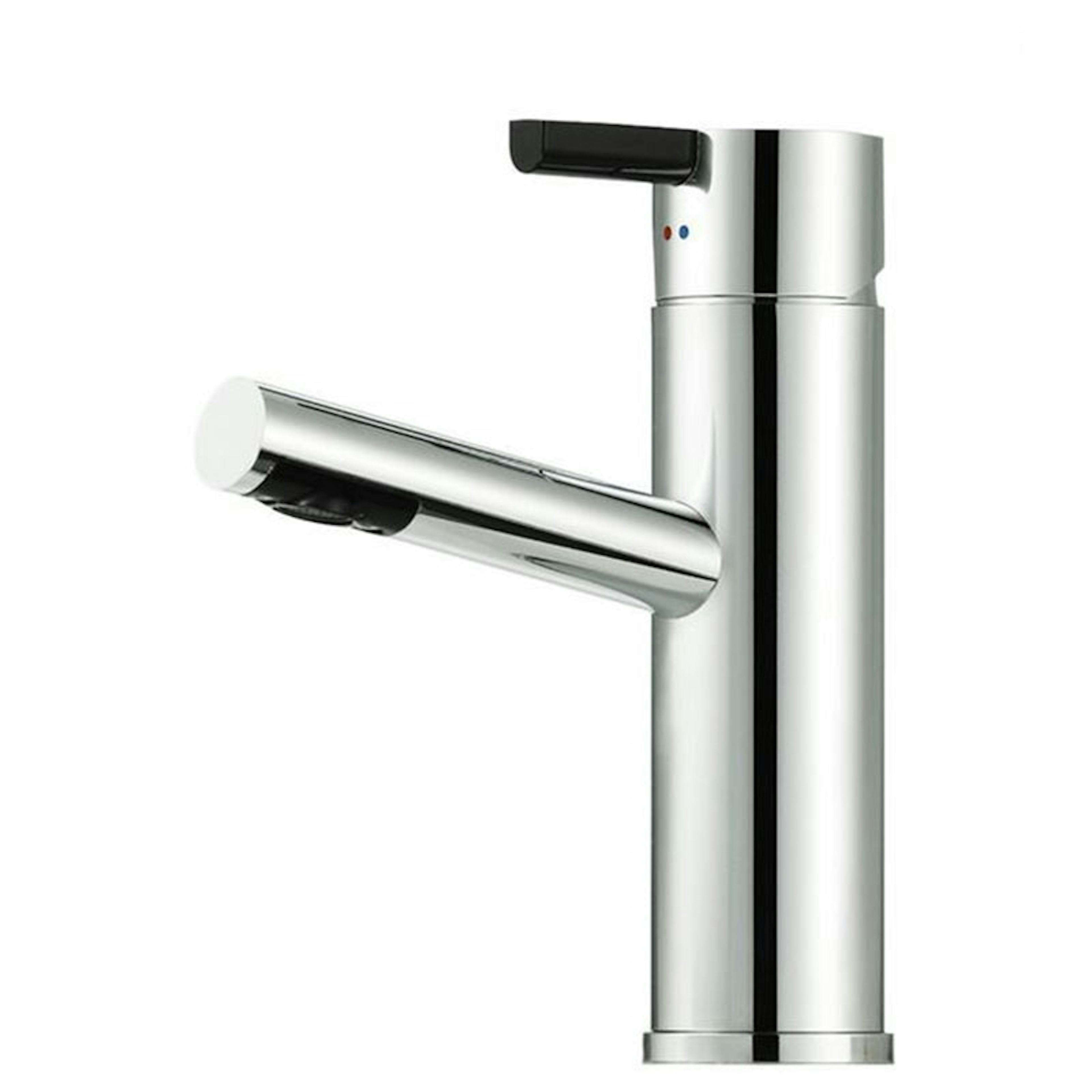 Tvättställsblandare Mora Rexx B5 Krom/Svart