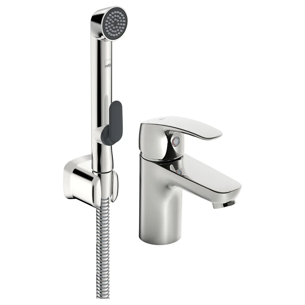 Tvättställsblandare Oras Safira med Bidetta Handdusch