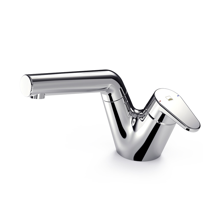 Tvättställsblandare Oras Signa 2213F Beröringsfri Hybrid med Utdragbar Pip