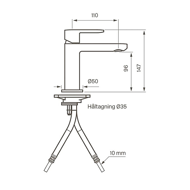 Tvättställsblandare Tapwell Candy CA071