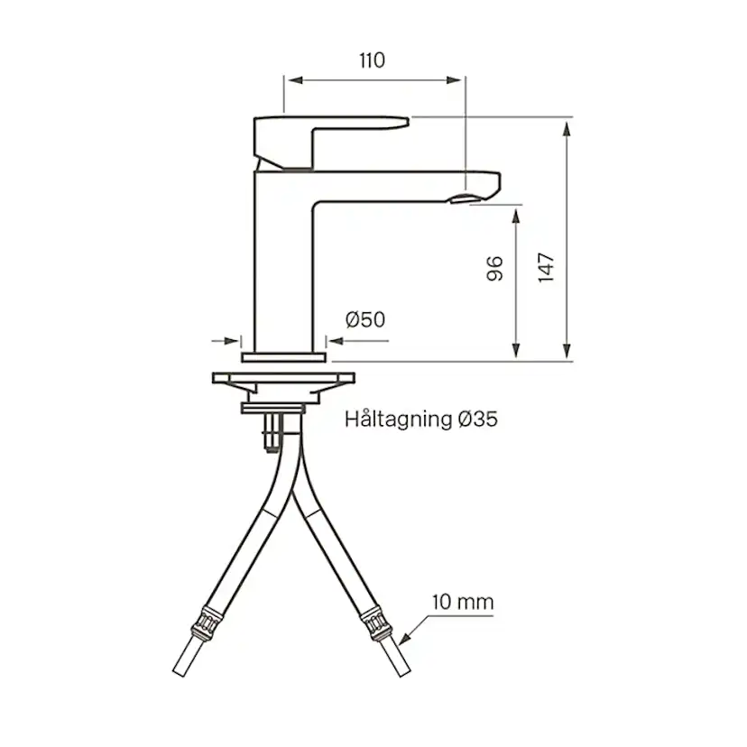 Tvättställsblandare Tapwell Candy CA071