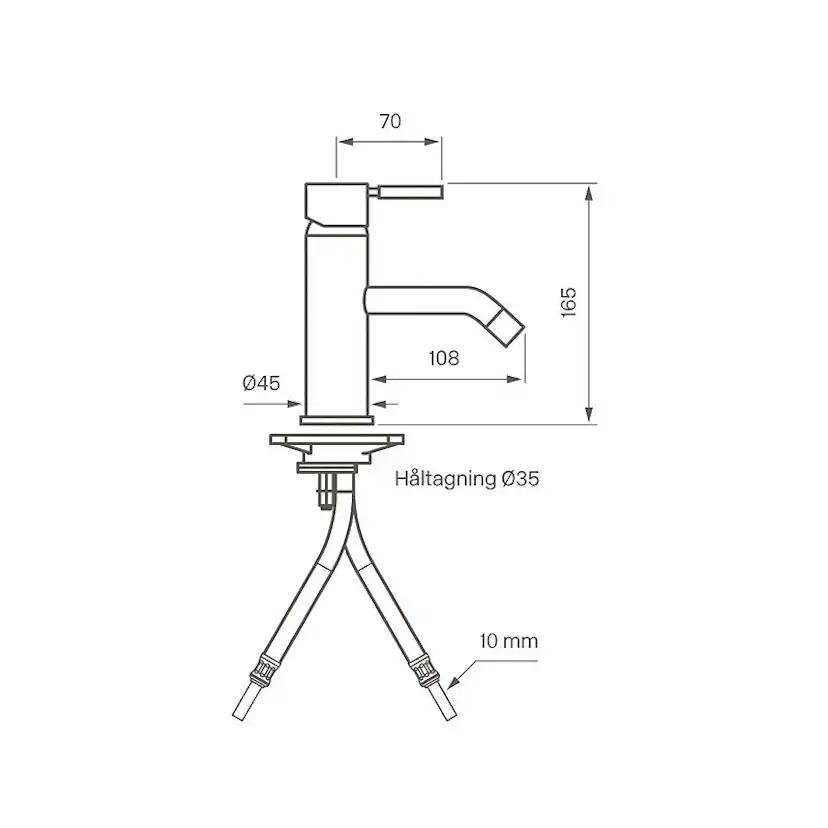 Tvättställsblandare Tapwell EVO EVM 071