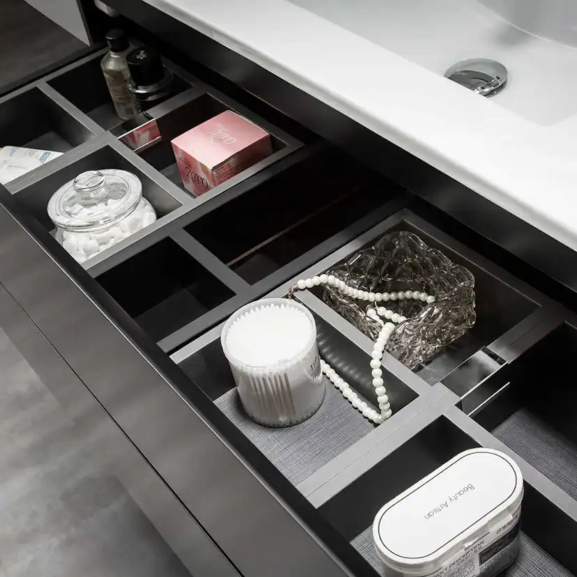 Tvättställsskåp Bathlife Eufori Svart