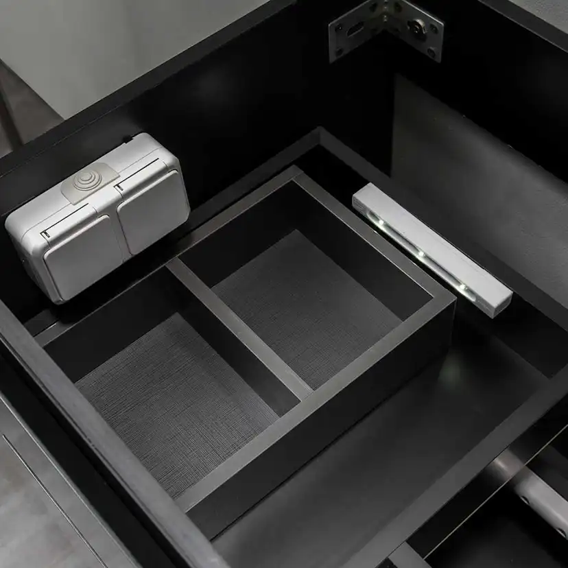 Tvättställsskåp Bathlife Eufori Svart