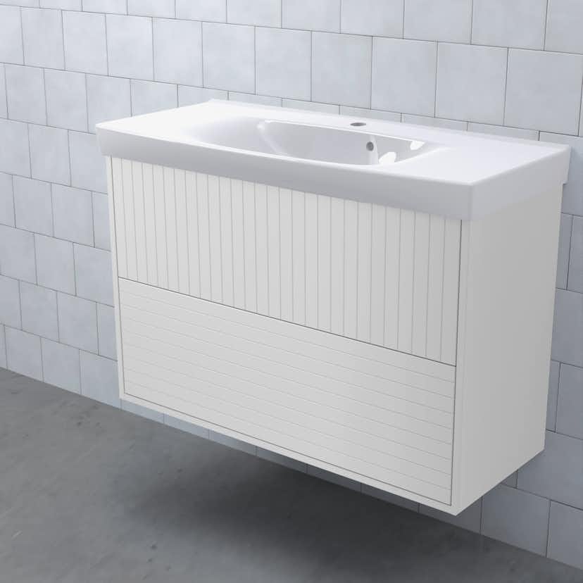 Tvättställsskåp Björbo Badrum Mejda Kompakt Hög