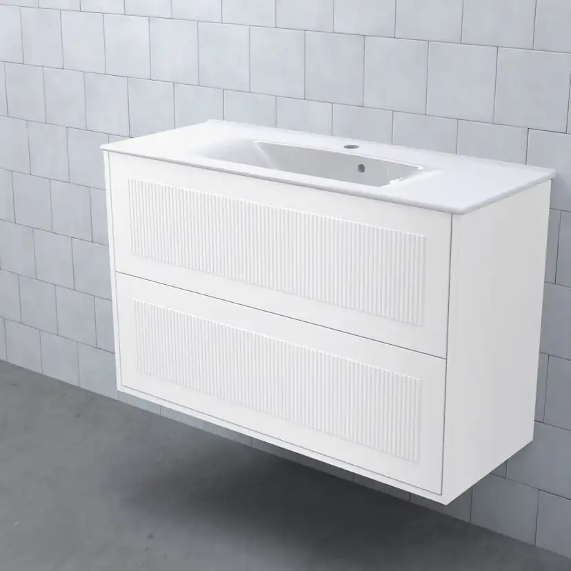 Tvättställsskåp Björbo Badrum Mejda Kompakt Hög