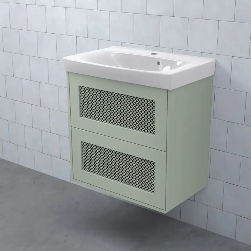 Tvättställsskåp Björbo Badrum Mejda Kompakt Hög