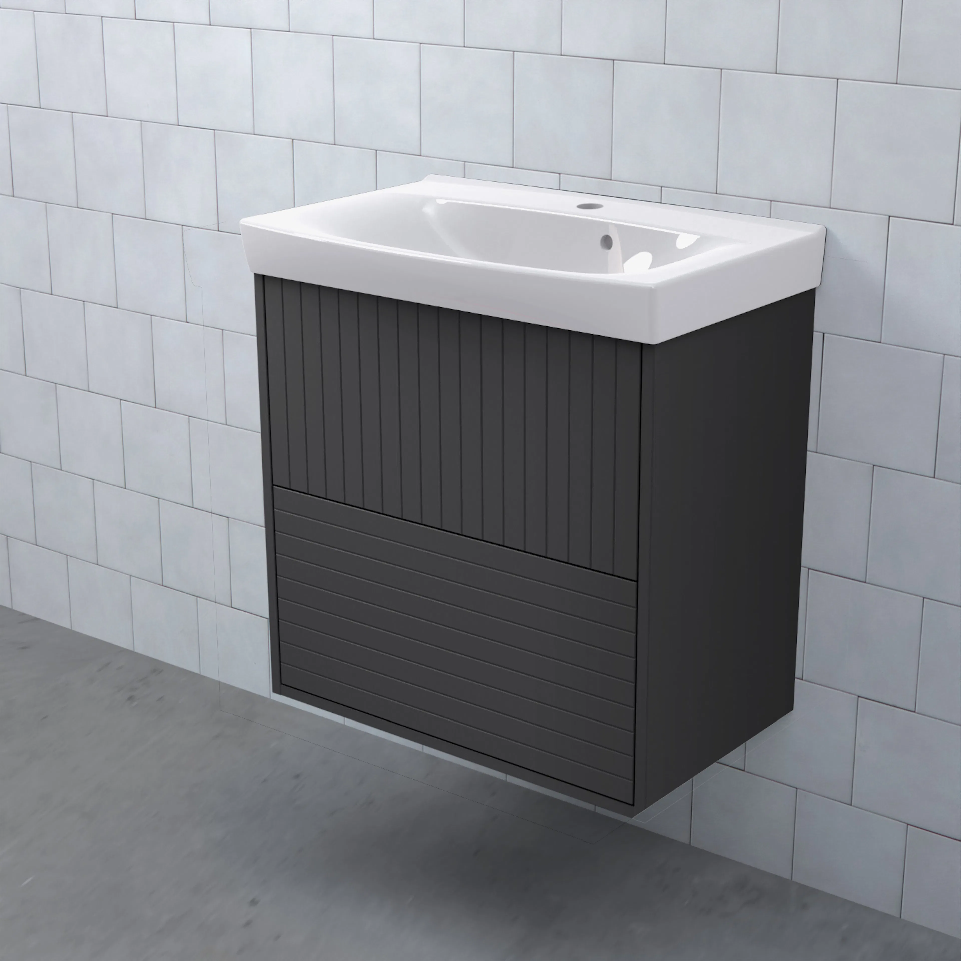 Tvättställsskåp Björbo Badrum Mejda Kompakt Hög