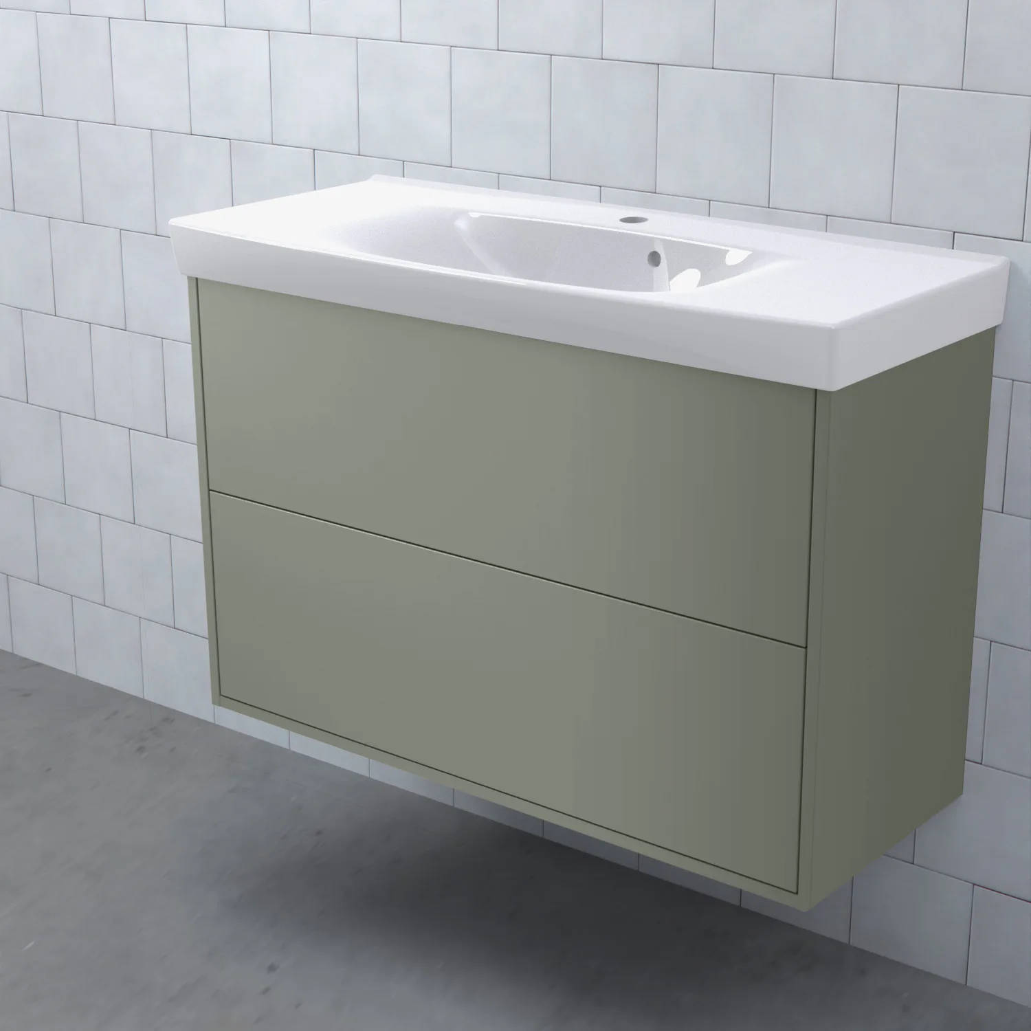 Tvättställsskåp Björbo Badrum Mejda Kompakt Hög