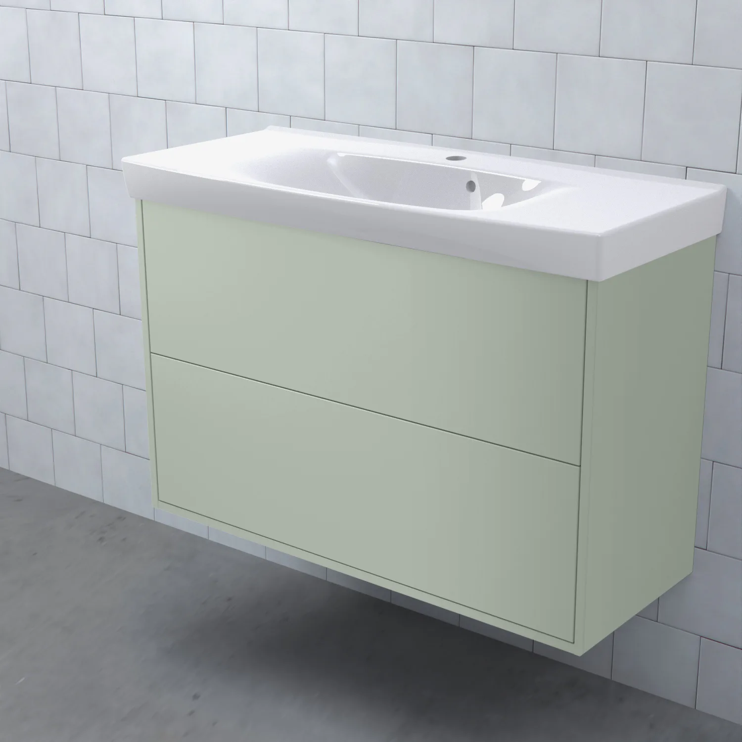 Tvättställsskåp Björbo Badrum Mejda Kompakt Hög